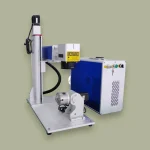 60W JPT E2 MOPA fiber laser system capable of metal cutting and deep engraving